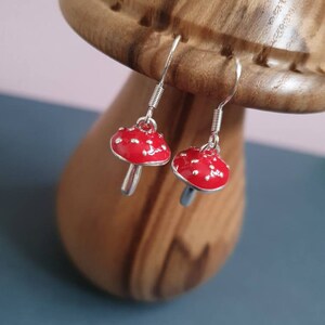 3D Mushroom Earrings