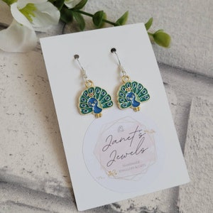 Peacock Earrings