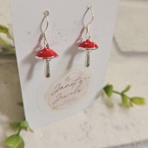 3D Mushroom Earrings