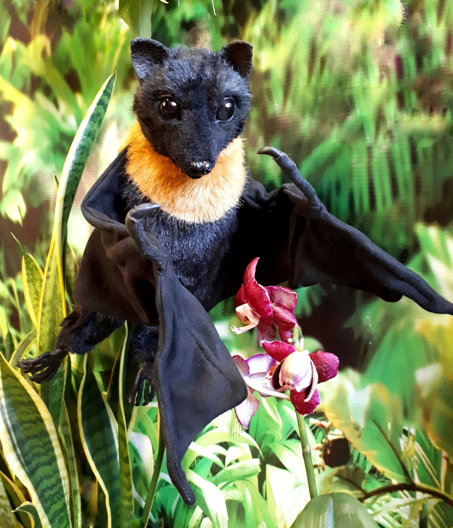 Bat toy . Bat realistic stuffed animals. OOAK toys.made to Etsy