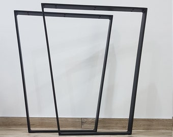 Industrial metal table legs for kitchen and dining room