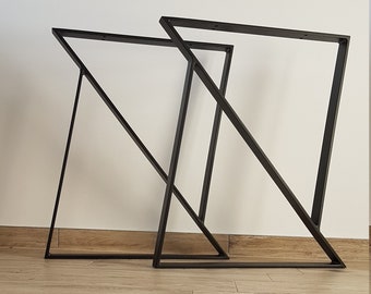 Metal industrial table legs