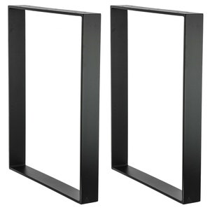 Tischbeine Tischgestell Table Legs Tischkufen Metall Industrial Pied de table Schwarz Loft Metalltisch Beine zum Tisch Industrietisch