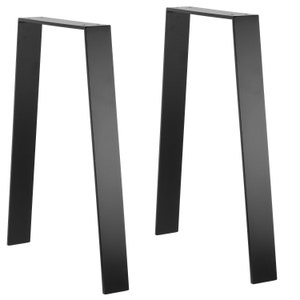 Tischbeine Tischgestell Table Legs Tischkufen Metall Industrial Pied de table Schwarz Loft Metalltisch Beine zum Tisch Industrietisch