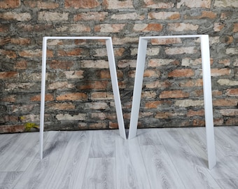 Tischbeine Tischgestell Table Legs Tischkufen Metall Industrial Pied de table Weiß Loft Metalltisch Beine zum Tisch Industrietisch