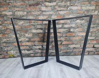 Tischbeine Tischgestell Table Legs Tischkufen Metall Industrial Pied de table Schwarz Loft Metalltisch Beine zum Tisch Industrietisch