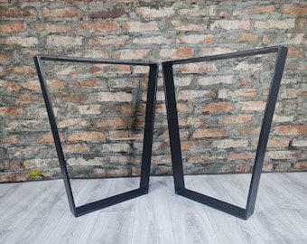 Tischbeine Tischgestell Table Legs Tischkufen Metall Industrial Pied de table Schwarz Loft Metalltisch Beine zum Tisch Industrietisch