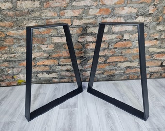 Tischbeine Tischgestell Table Legs Tischkufen Metall Industrial Pied de table Schwarz Loft Metalltisch Beine zum Tisch Industrietisch