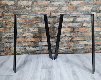 Tischbeine Tischgestell Table Legs Tischkufen Metall Industrial Pied de table Schwarz Loft Metalltisch Beine zum Tisch Industrietisch