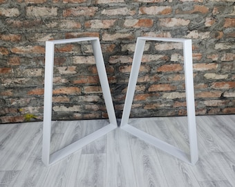 Tischbeine Tischgestell Table Legs Tischkufen Metall Industrial Pied de table Weiß Loft Metalltisch Beine zum Tisch Industrietisch