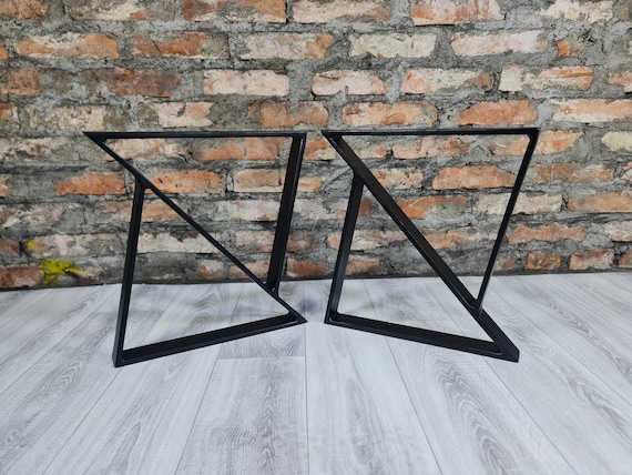 Table Legs Bankbeine Metall Bench Bankkufen tischbeine Tischgestell Couchtischkufen Table Tisch Stal Metall Schwarz industrial Bank Sitzbank
