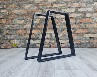 Gambe del tavolo Bankbeine Metall Panca Bankkufen tischbeine Tischgestell Couchtischkufen Tavolo Tisch Stal Metall Schwarz industrial Bank Sitzbank