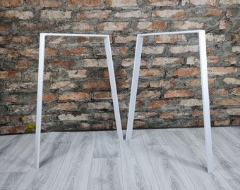 Tischbeine Tischgestell Table Legs Tischkufen Metall Industrial Pied de table Weiss Loft Metalltisch Beine zum Tisch Industrietisch