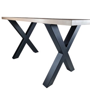Tischbeine Tischgestell Table Legs Tischkufen Metall Industrial Pied de table Schwarz Loft Metalltisch Beine zum Tisch Industrietisch