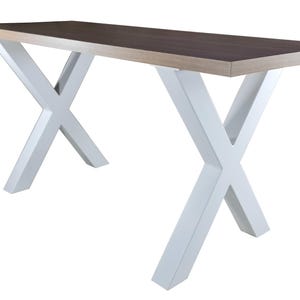 Tischbeine Tischgestell Table Legs Tischkufen Metall Industrial Pied de table Schwarz Loft Metalltisch Beine zum Tisch Industrietisch