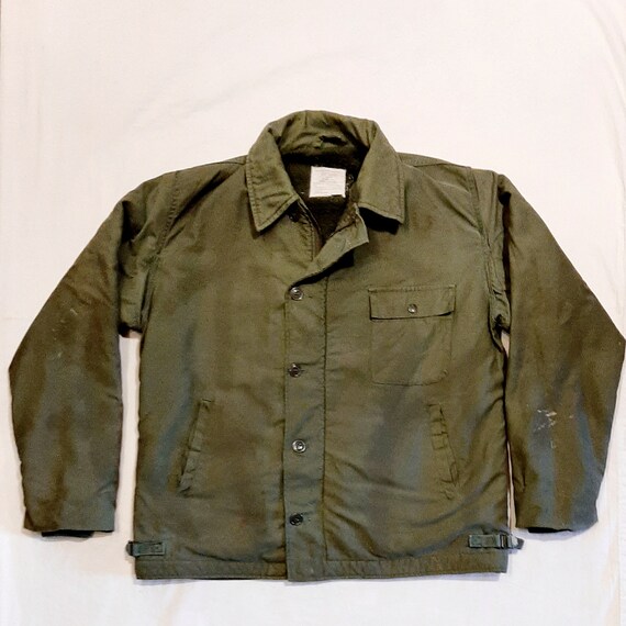 Vintage A2 USN deck jacket L - Gem