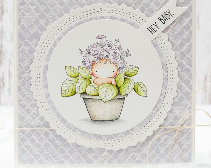 Handmade Baby card