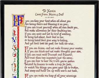 If rudyard kipling - Etsy Italia