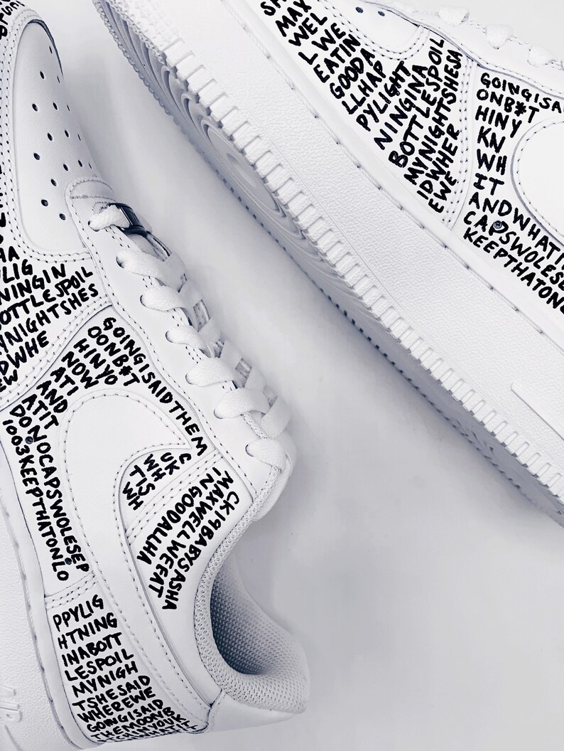 Custom Air Force 1's - Etsy