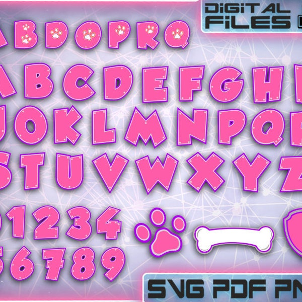 Pink Alphabet\LAYERED SVG Designs\Clipart\svg\png\pdf\Cut Files\Vector file\Digital download files\Cricut