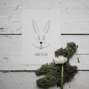 Osterkarte "Frohe Ostern-Häschen"