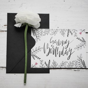 Postal "Feliz Aniversário Mar de Flores"