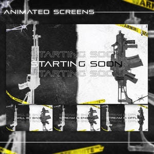 TAC FPS Animated Stream Overlay: Complete Twitch Package image 3