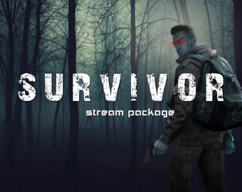 Animated Survivor Stream Overlay: Complete Twitch Package