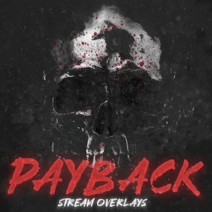 Payback Animated Stream Package/Dark Aesthetic/Skull and Bones/Aesthetic Dark Transition/Dark Red Mystic/Dark Souls Theme/Twitch Set/Panels