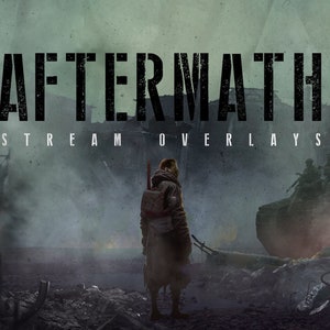 Aftermath Animated Overlay/World War II Theme/Animated Twitch Overlay/Complete Stream Overlay/Made for Twitch/YouTube/Facebook/OBS/Streamlab