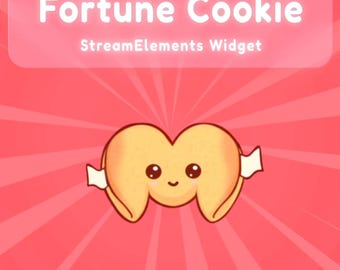 Fortune Cookie mini-Game Widget for StreamElements | Random Predictions for Twitch Chat | OBS & YouTube