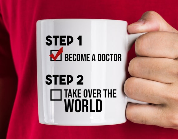 Doctor Mug Doctor Gift New Doctor Mugs Graduation Gift Etsy