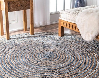 Denim Blue Area Rug - Etsy