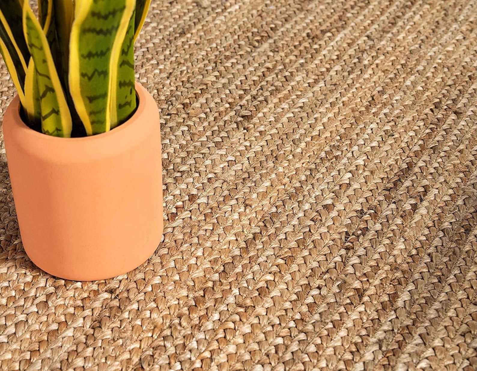 Hand Woven Natural Jute Area Rugs for Home Decor Availbale in Etsy