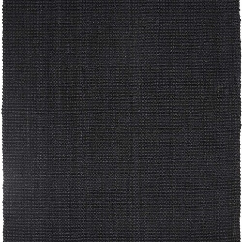 Indian Handmad Braided Bohemian Black Color Loom Loop Jute Runner Area Rug Home shops Decor Rugs Floor Decor Black Carpet Size 3 X 5 Feet