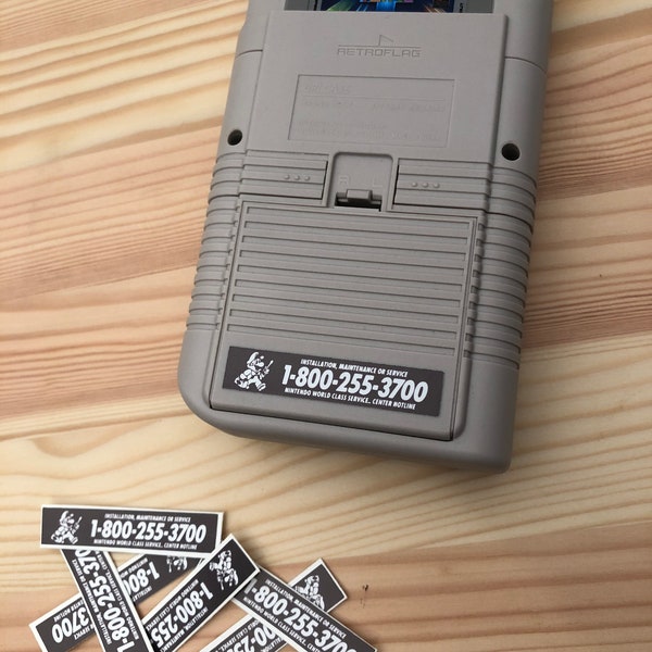 Gpi Case Nintendo GameBoy Maintenance Sticker