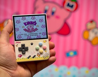 Kirby & Pastel Buttons For Miyoo PLUS (Device not included) (plz read the description)