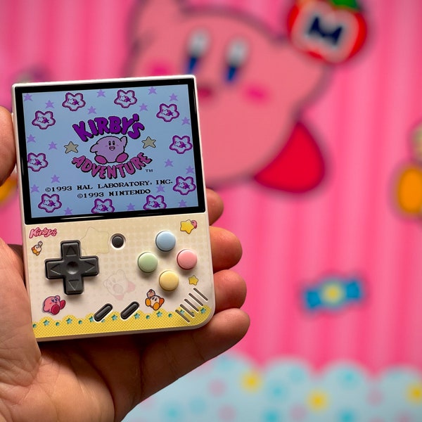 Kirby & Pastel Buttons For Miyoo PLUS (Device not included) (plz read the description)