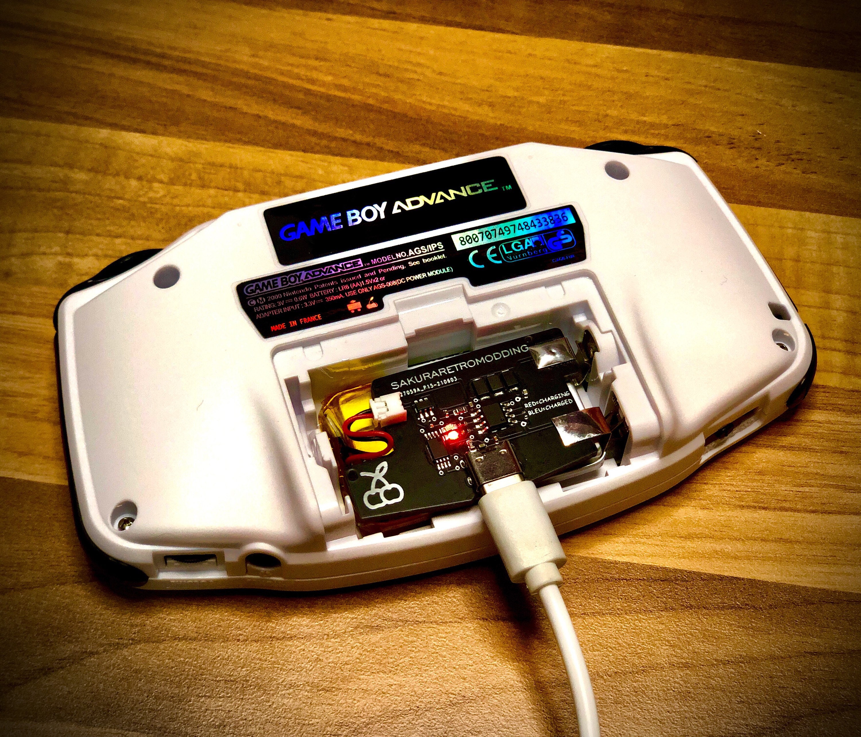 Battery Mod For GBA GameBoy Advance Gba device not included Etsy