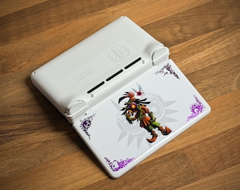 Ayn Thor Skin Zelda Skull kid White Purple foil glossy vinyl sticker