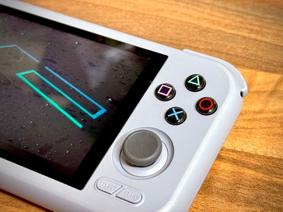 Retroid Pocket 4 Black PSX Buttons Colored Sign (flip2,rp5