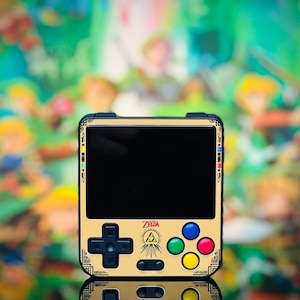 RG280V Zelda Frame Screen Sticker(Only sticker, Snes buttons and device not included/no shell)