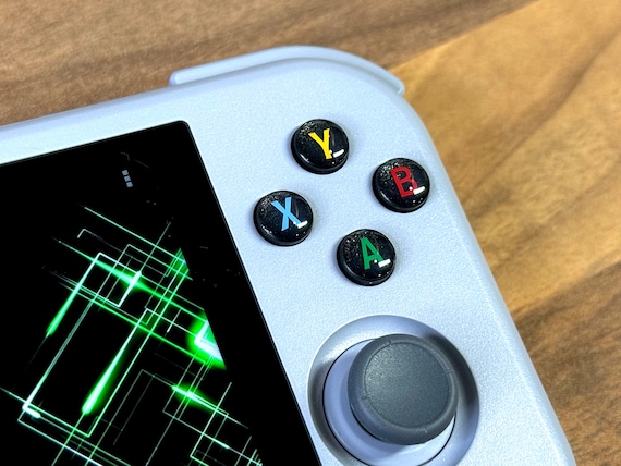 Retroid Pocket 4 Black Xbox Buttons Colored Letter (flip2