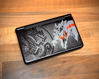 Ayn Thor Skin Monster Hunter Rathalos metallic embossed effect satin finish vinyl sticker