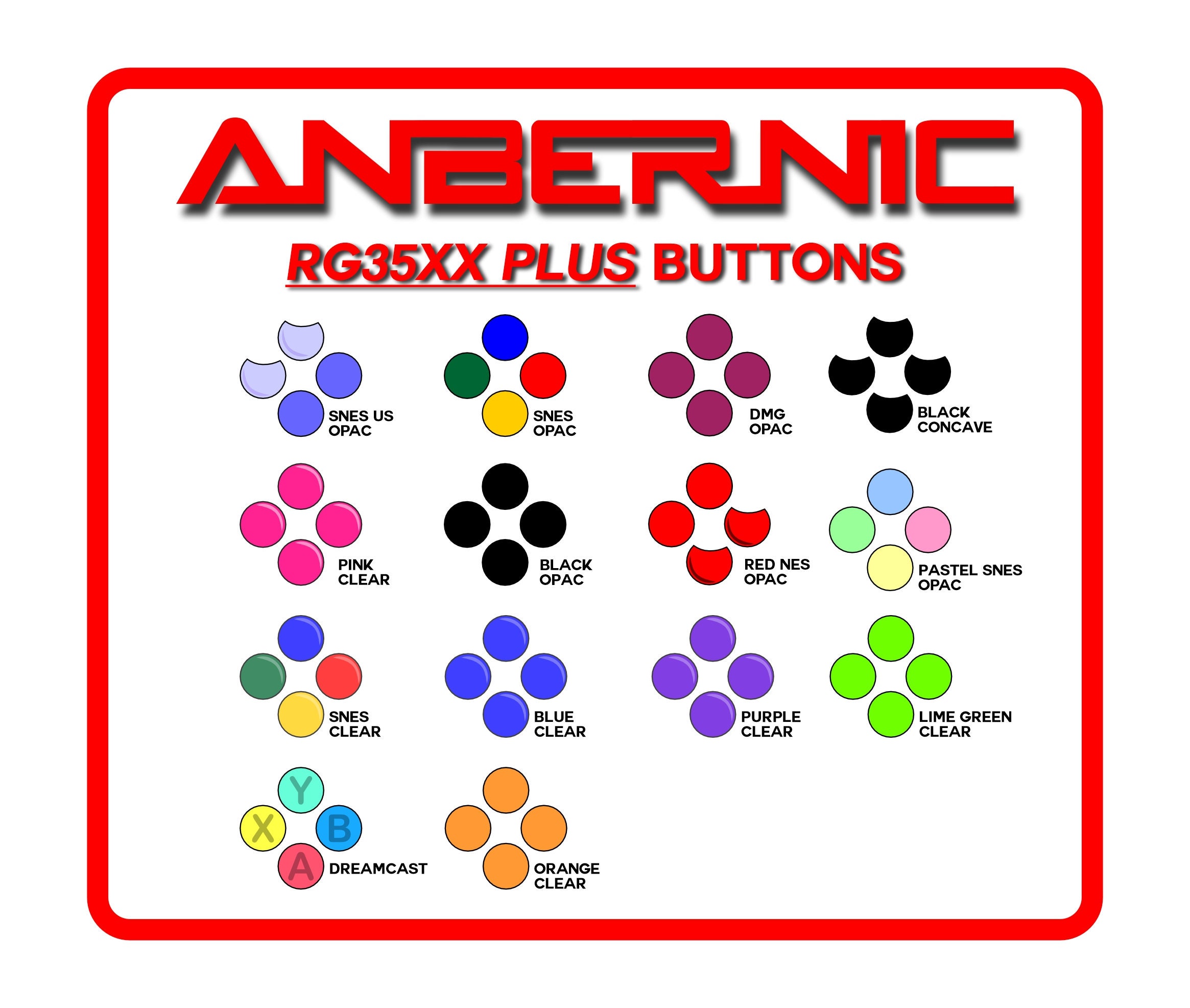 Buttons RG Anbernic 35XX Plus device Not Includedplz Read the Description 