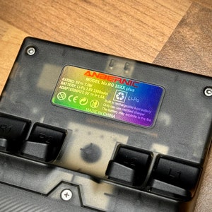 RG35XX PLUS Anbernic Holographic Back sticker