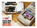 NEW battery Mod usb-c GameBoy Advance Compatible with Gameboy Color (please read the description)