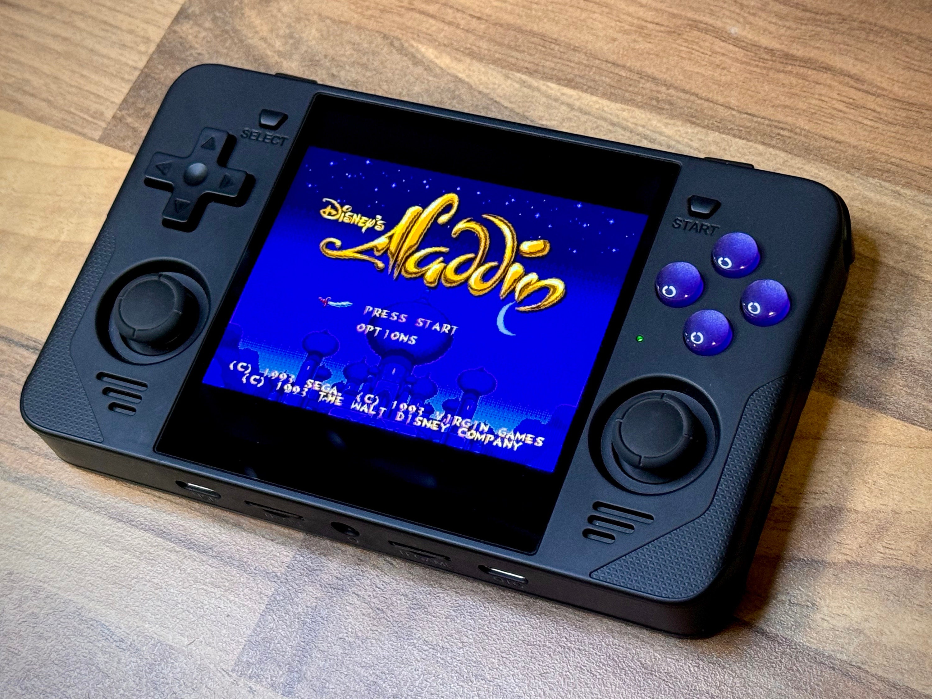 Powkiddy　RGB30 ブラック Powkiddy RGB30 Portable Retro Handheld Console w/ 128GB Card