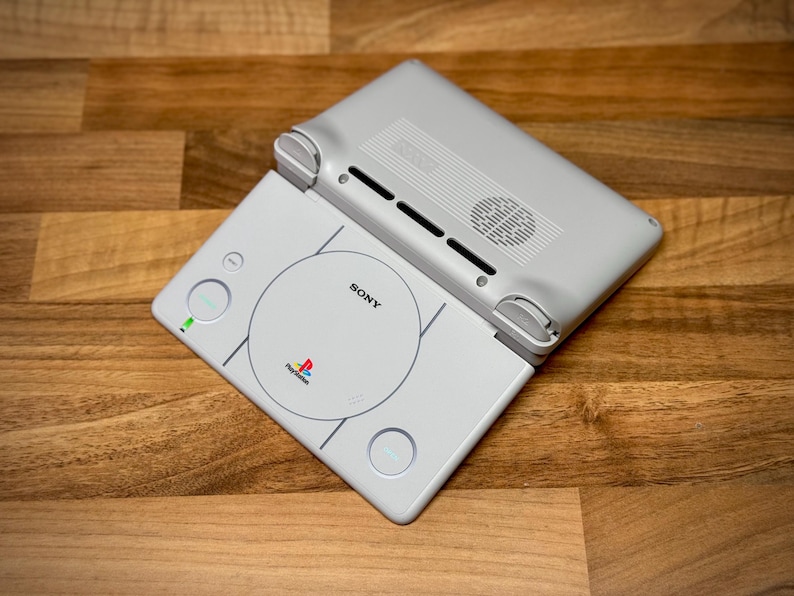 Ayn Thor Skin PlayStation beige/grey soft touch vinyl sticker image 3