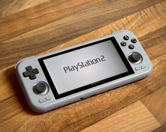 Retroid Pocket 4 Black PSX Buttons Silver Sign (flip2,rp5